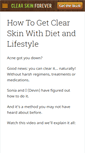 Mobile Screenshot of clearskinforever.net